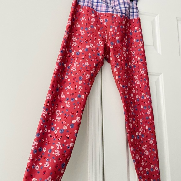 Anthropologie Floral Contrasting Leggings, Size M - Picture 4 of 6